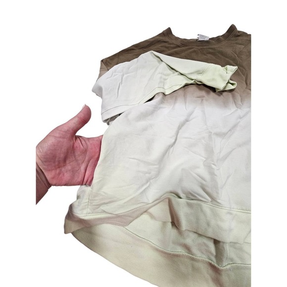 All In Motion Green/Brown Ombre Ladies Sweatshirt size XXL - Picture 3 of 6